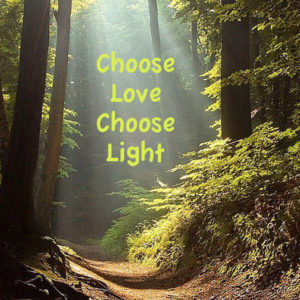 choose love choose light photo