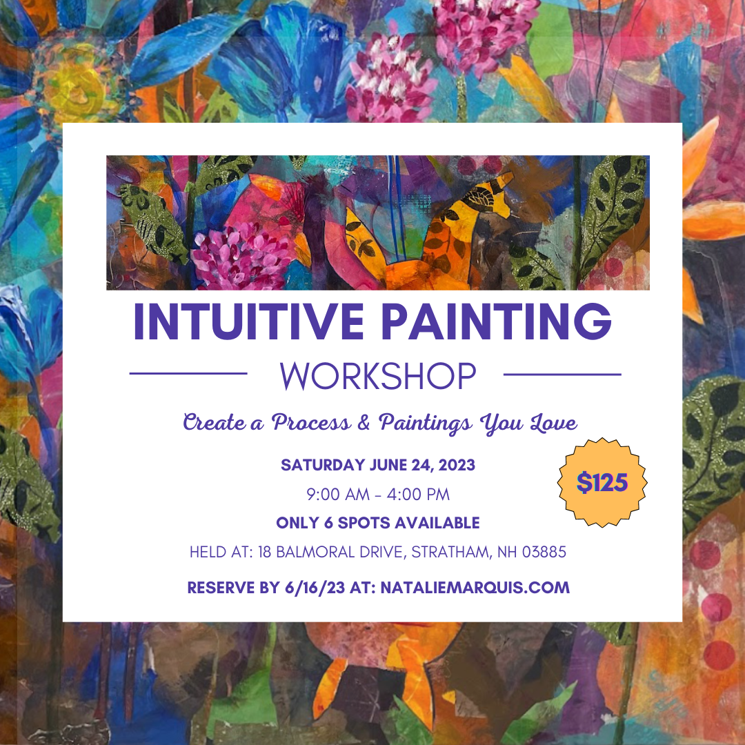 Intuitive Painting Retreat - August 17 & 18 - Natalie Marquis