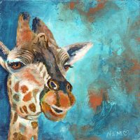 Wild and Watchful - Giraffe 6 x 6