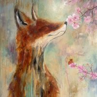 Breathe In Beauty - Fox 36" x 48"