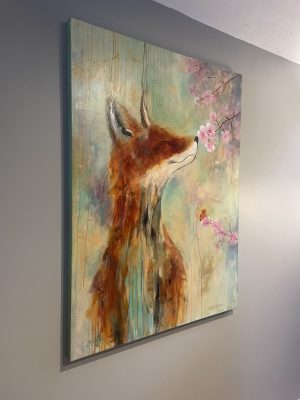 Breathe In Beauty - Fox 36" x 48" - Image 5