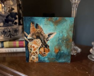 Playful Perspective- Giraffe 6 x 6 - Image 3