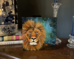 Regal and Wild - Lion 6 x 6 - Image 2