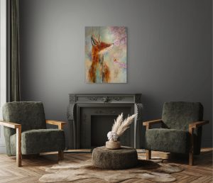 Breathe In Beauty - Fox 36" x 48" - Image 6